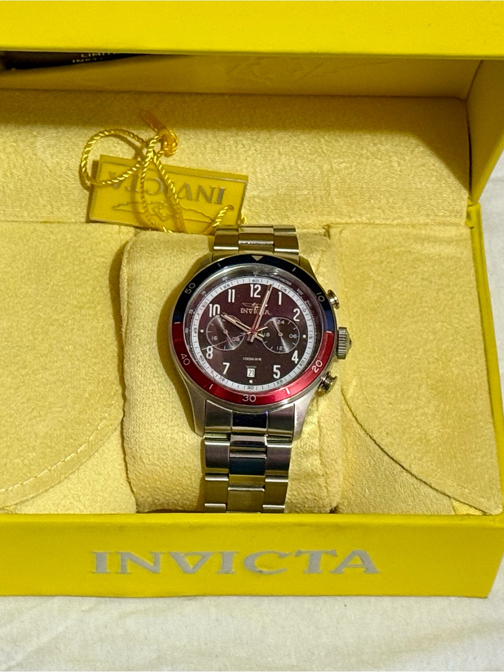 Invicta Silver Stainless Steel Bracelet Watch